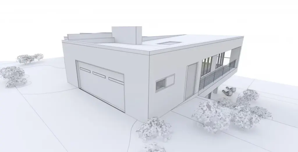 BIM Architektur 2D zu 3D
