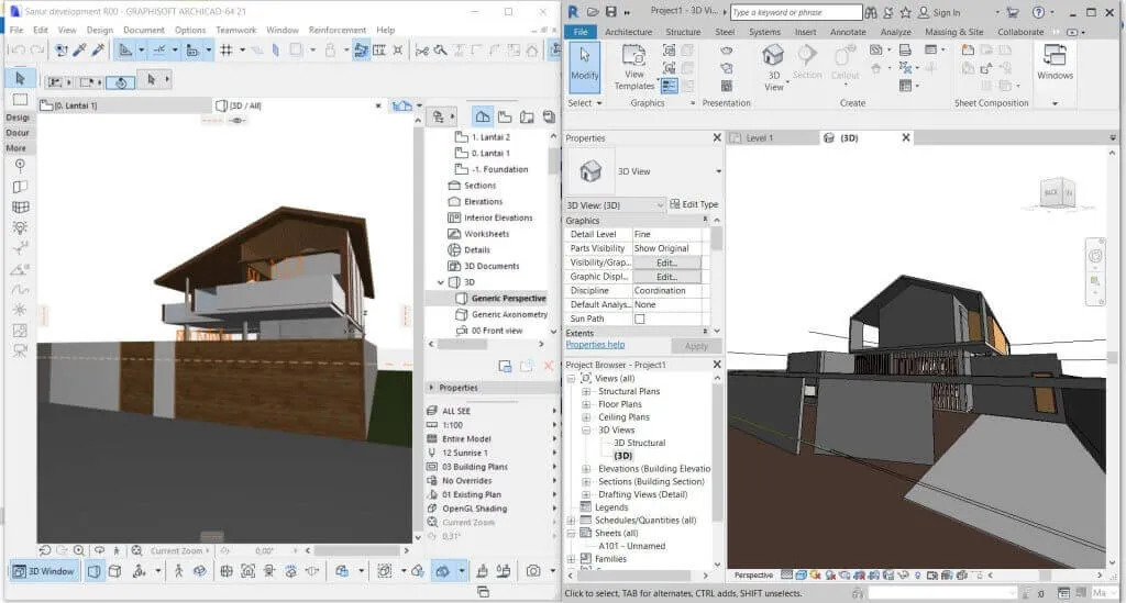 ArchiCAD vs Revit