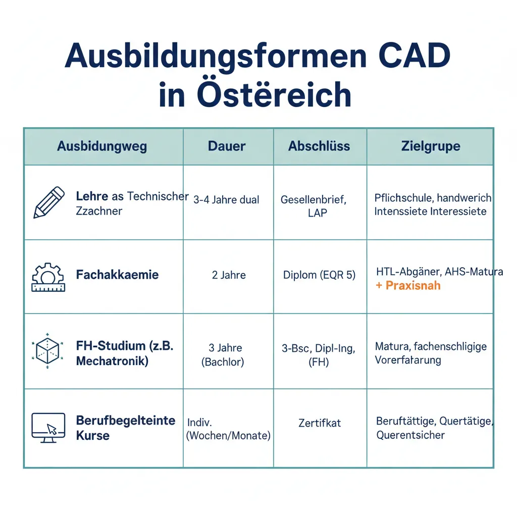 CAD Ausbildung in Österreich
