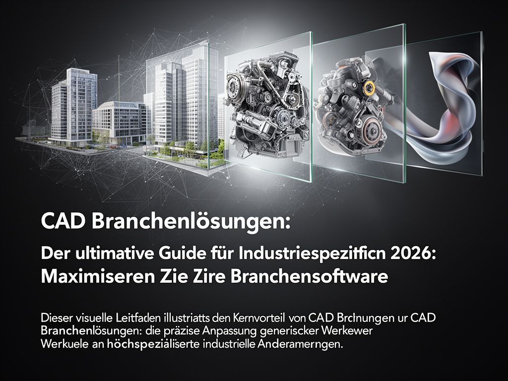 Die Transformation von universeller zu spezialisierter CAD Software Branchen im hyperrealistischen 3D-Render