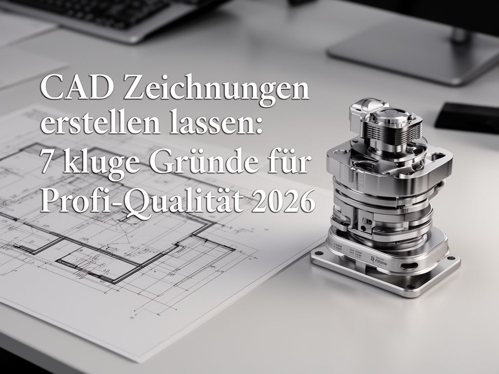 CAD Zeichnungen erstellen lassen professionelle Architektur und Produktdesign Blaupause 3D Modell