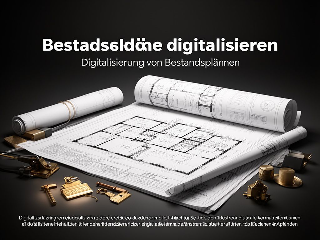 Digitalisierung von Bestandsplänen Bestandspläne digitalisieren