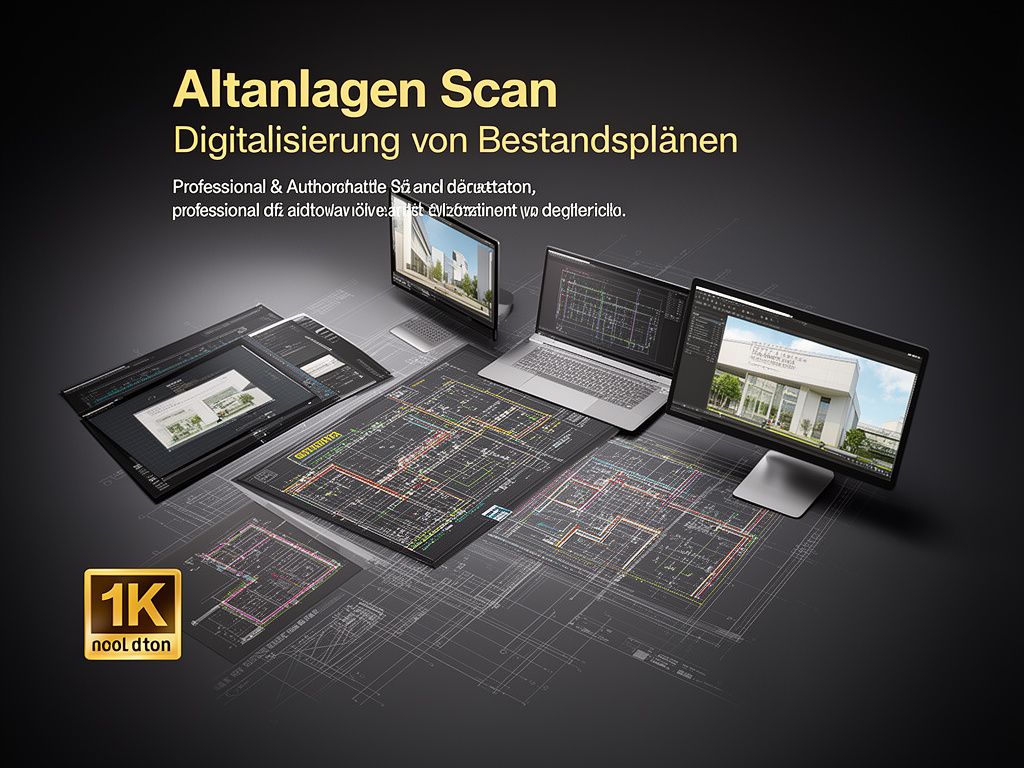 Digitalisierung von Bestandsplänen Altanlagen Scan