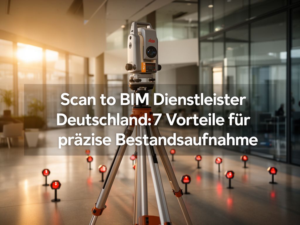 Scan to BIM Dienstleister Deutschland – 3D-Laserscanner im Einsatz für präzise Bestandsaufnahme